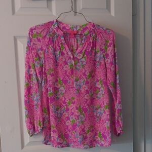 Lilly Pulitzer Elsa Silk Top